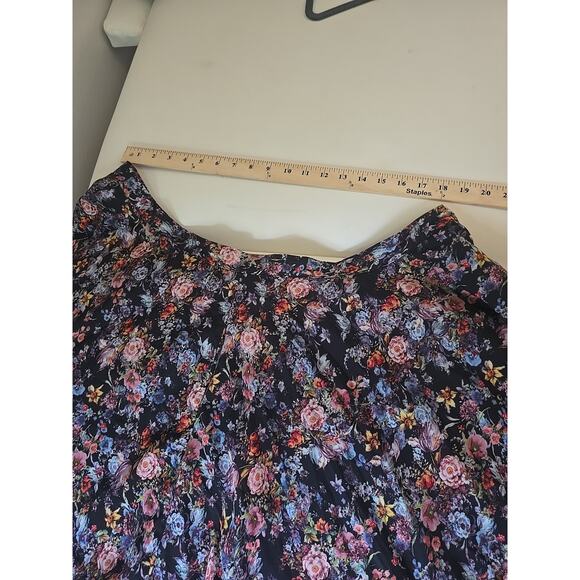 Modcloth Plus Swing Skirt 3X Nicolette Mason Romantic Floral Cottagecore Chic - Picture 3 of 8